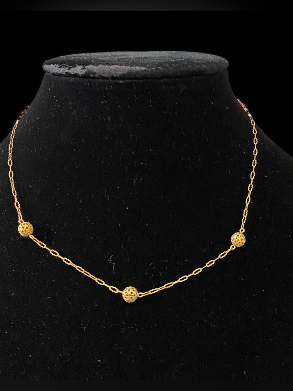Vintage AJC Co 1/20 12K yellow gold filled  necklace